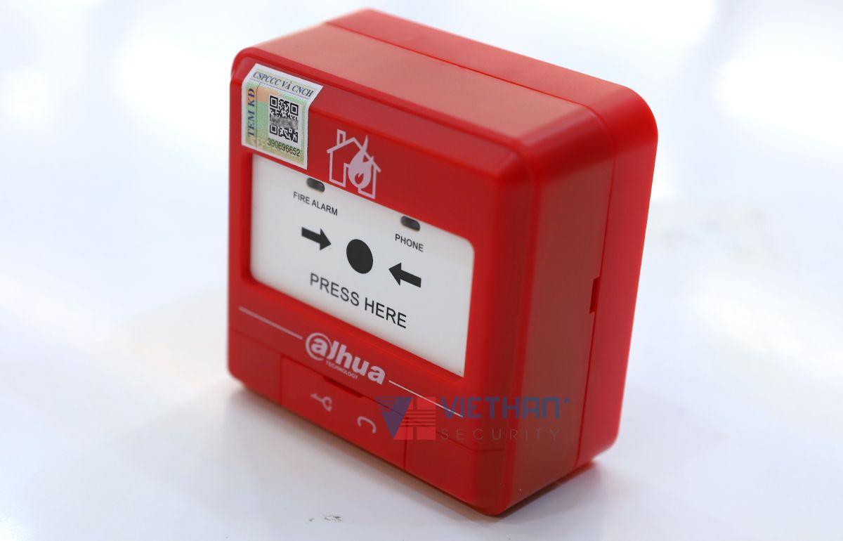 Nút khẩn cấp (vuông) Dahua DHI-HY-C121, Dễ lắp đặt, Chống chịu tốt với môi trường khắc nghiệt 