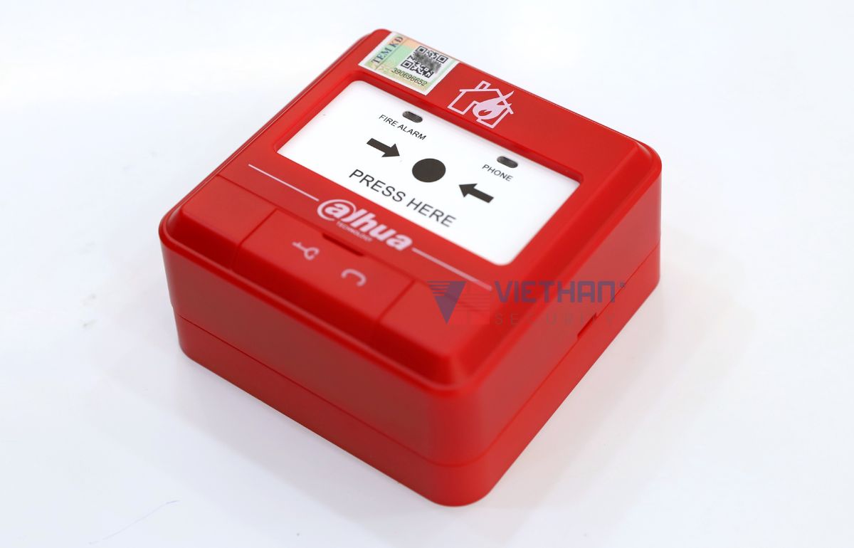 Nút khẩn cấp (vuông) Dahua DHI-HY-C121, Dễ lắp đặt, Chống chịu tốt với môi trường khắc nghiệt 