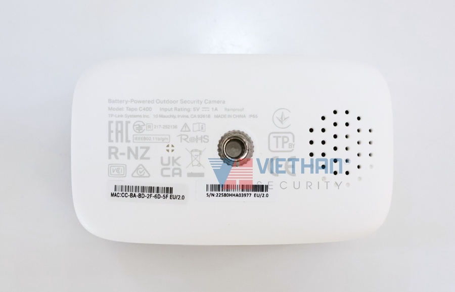 Bộ Kit Camera an ninh năng lượng mặt trời Tapo C400 KIT Hỗ trợ Full HD 1080P, Phát hiện người, Vùng riêng tư tuỳ chỉnh