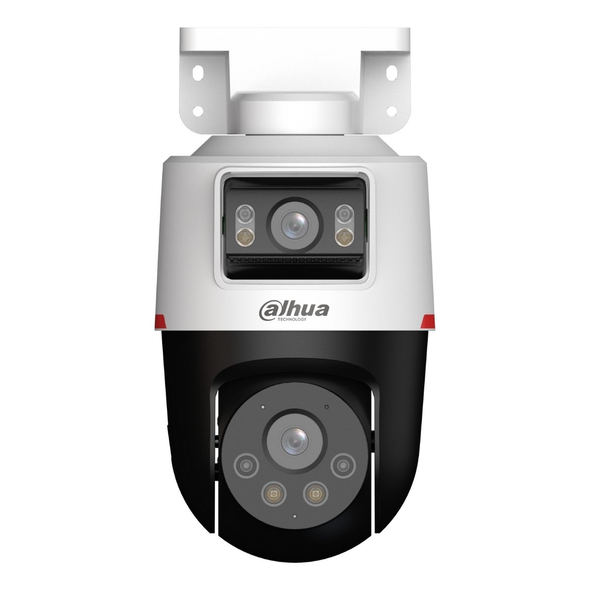 Camera 2 mắt Dahua Wizcolor có màu ban đêm DH-IPC-PTS2249B-E2-S-PV-PRO 2MP+2MP hồng ngoại 30m, Đàm thoại 2 chiều, Đèn còi báo động, IP67