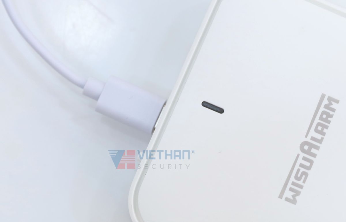 Trung tâm báo cháy không dây Dahua Wisualarm DHI-HY-GW01A-R4, Giao tiếp Ethernet và Wifi, Hỗ trợ 4 đèn led thông báo