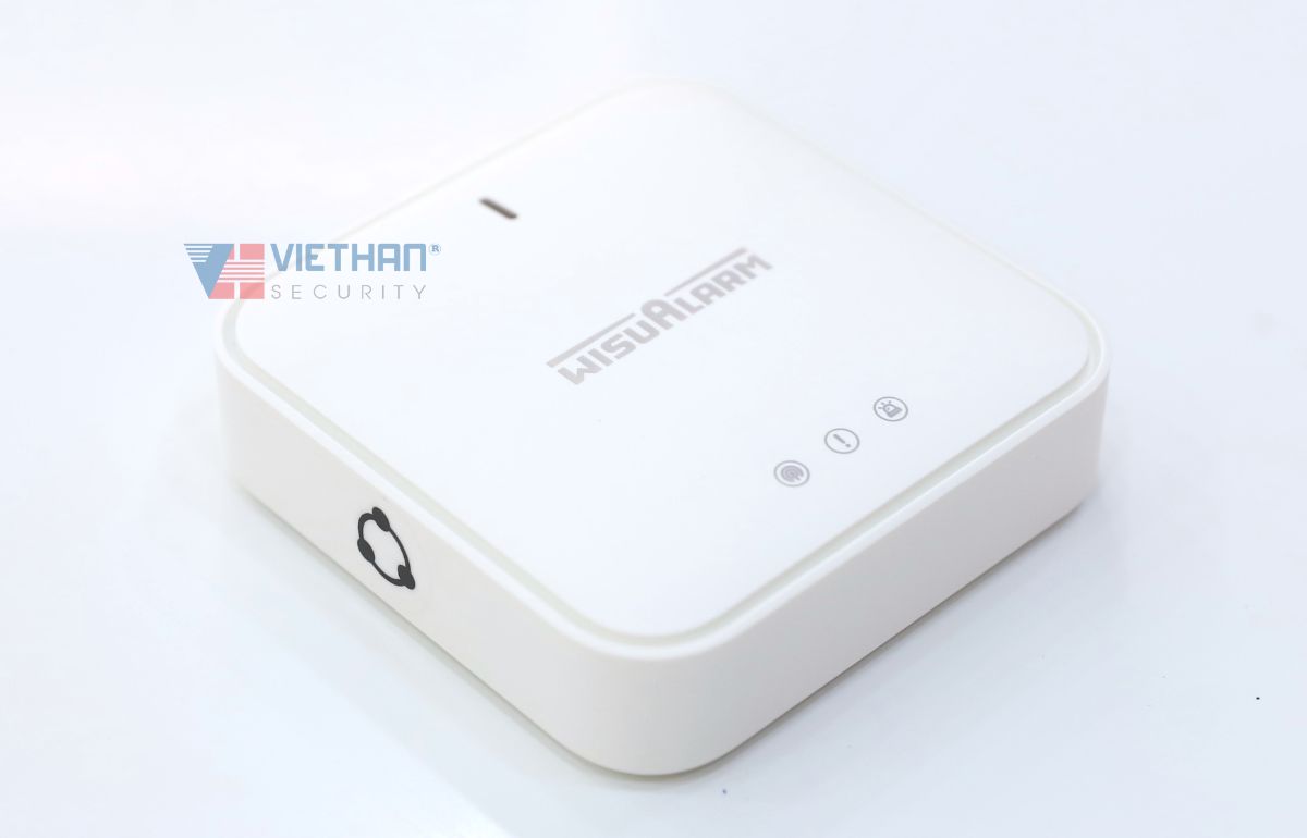 Trung tâm báo cháy không dây Dahua Wisualarm DHI-HY-GW01A-R4, Giao tiếp Ethernet và Wifi, Hỗ trợ 4 đèn led thông báo