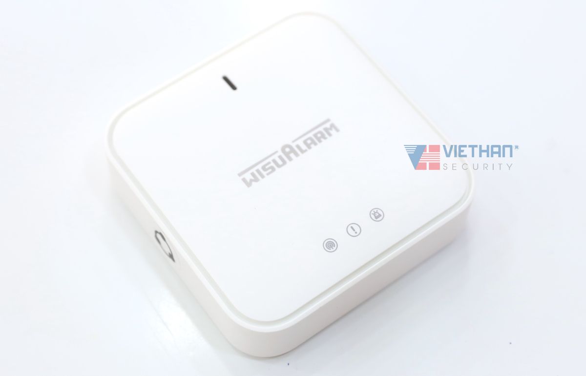 Trung tâm báo cháy không dây Dahua Wisualarm DHI-HY-GW01A-R4, Giao tiếp Ethernet và Wifi, Hỗ trợ 4 đèn led thông báo