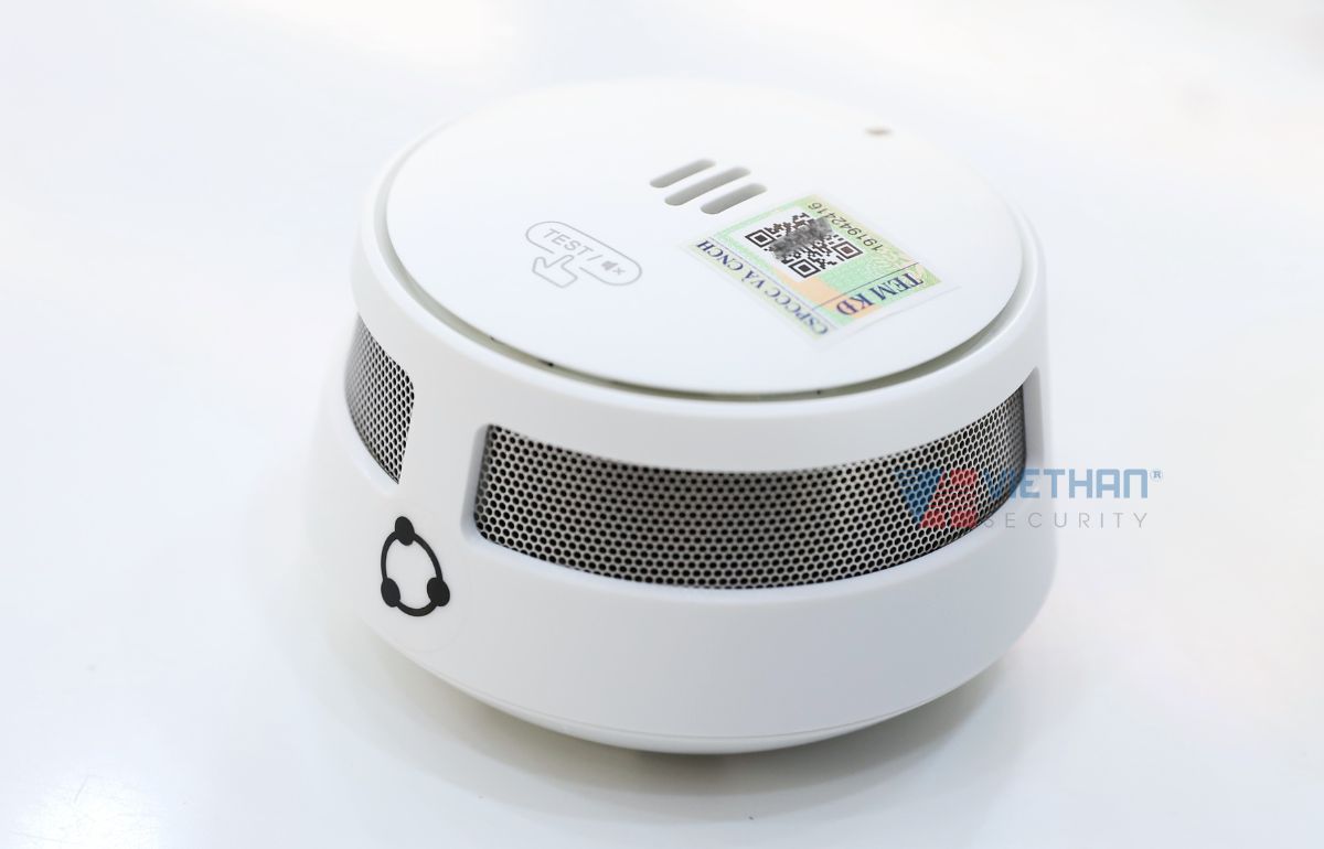 Đầu báo khói liên kết không dây Dahua Wisualarm DHI-HY-SA40A-R4 Cảm biến quang phổ kép, Kết nối 24 thiết bị, Điều khiển từ xa