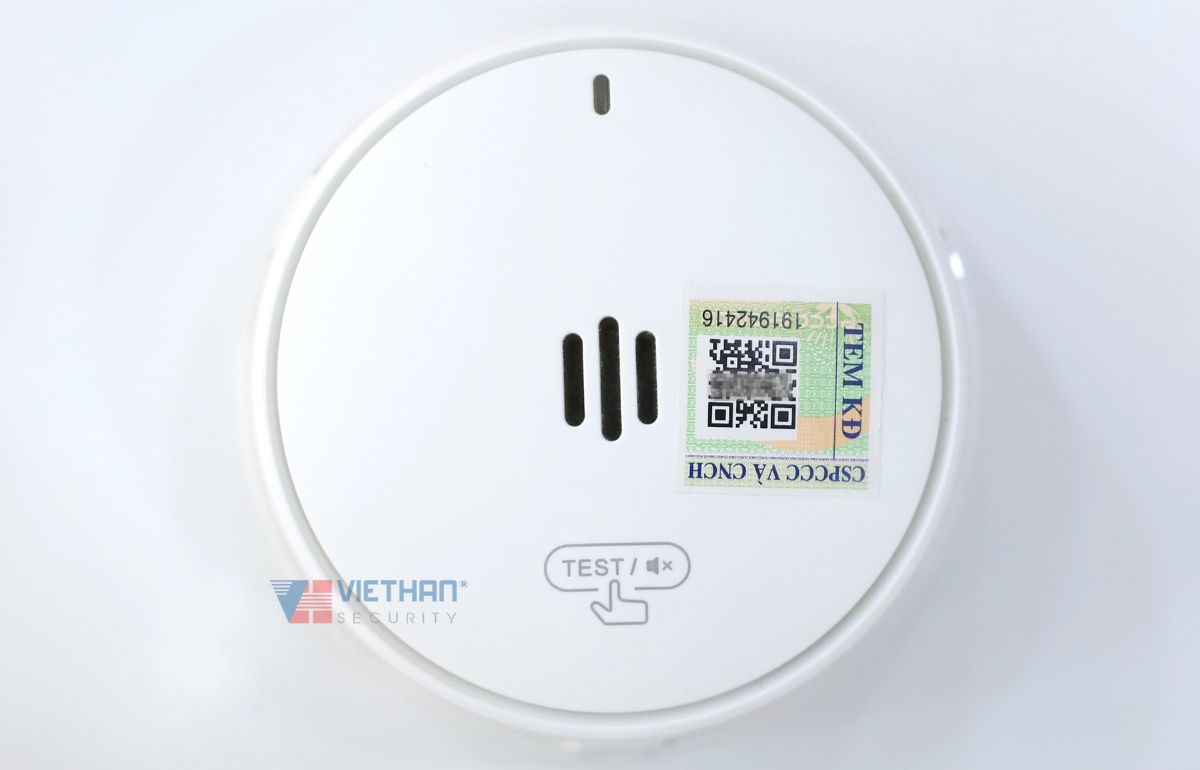 Đầu báo khói liên kết không dây Dahua Wisualarm DHI-HY-SA40A-R4 Cảm biến quang phổ kép, Kết nối 24 thiết bị, Điều khiển từ xa