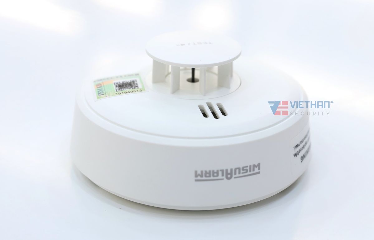 Đầu báo nhiệt liên kết không dây Dahua Wisualarm DHI-HY-HT10A-R4 chuẩn A1 và cố định ( 54°C - 65°C ), Kết nối 24 thiết bị, Cảnh báo pin yếu