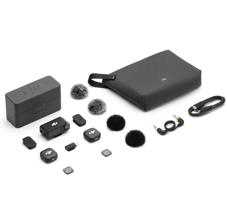 DJI Mic 3 (2TX + 1RX + charging case) (FCC) Hỗ trợ Lossless Audio, Chống nhiễu, Khử ồn, Thời gian sử dụng 28 tiếng