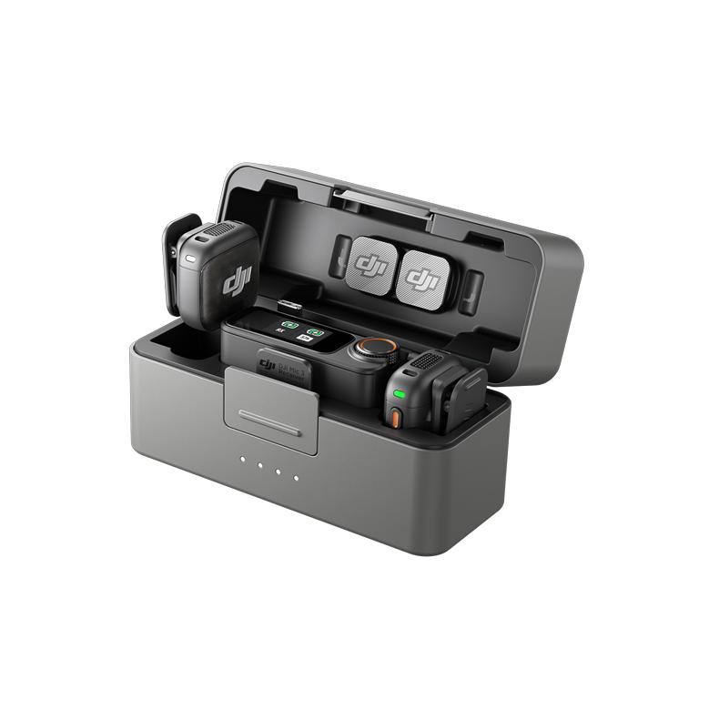 DJI Mic 3 (2TX + 1RX + charging case) (FCC) Hỗ trợ Lossless Audio, Chống nhiễu, Khử ồn, Thời gian sử dụng 28 tiếng