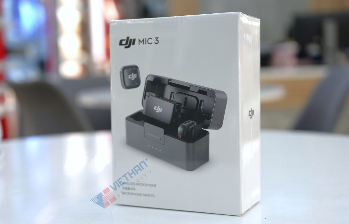 DJI Mic 3 (2TX + 1RX + charging case) (FCC) Hỗ trợ Lossless Audio, Chống nhiễu, Khử ồn, Thời gian sử dụng 28 tiếng