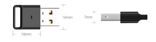 Thiết bị USB thu Bluetooth 4.0 Ugreen 30524 Màu đen, Hô trợ APTX/3Mbps