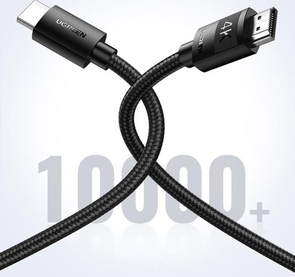 Cáp HDMI 4K dài 5m Ugreen 40103 HD119 Hỗ trợ ARC, Băng thông 10.2Gbps, Kết nối nhiều thiết bị
