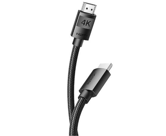 Cáp HDMI 1.4 dài 25M Ugreen 40107 bọc nylon, Hỗ trợ độ phân giải 4K@30Hz, Có IC khuếch đại