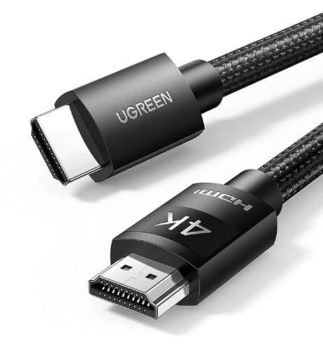 Cáp HDMI 1.4 Ugreen 40108 Dài 30m, Hỗ trợ độ phân giải 4K 30Hz, Có IC khuếch đại, ARC