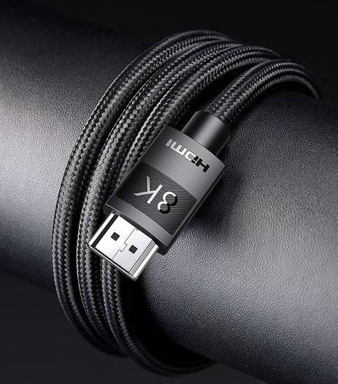 Cáp HDMI 2.1 dài 5M Ugreen 40182 8K@60Hz 48Gbps, Hỗ trợ HDR eARC, Đầu mạ Niken chống Oxy hóa cao cấp