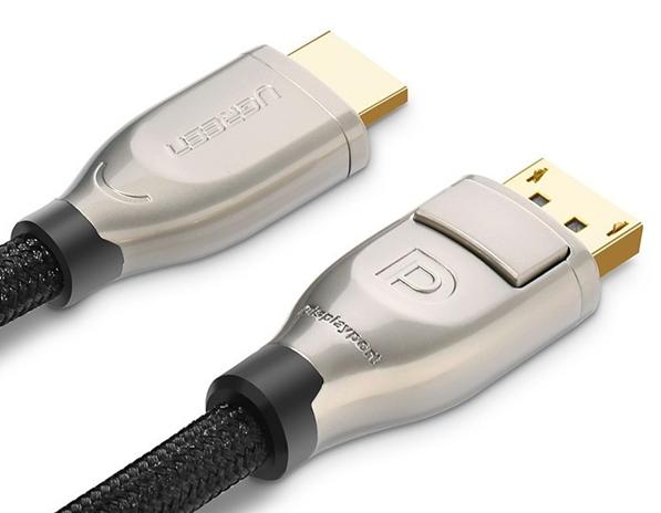 Cáp chuyển đổi Displayport 1.2 sang HDMI 2.0 Ugreen 40433 1.5M Màu đen, Hỗ trựo Full HD, Tốc độ 10,8 Mbps