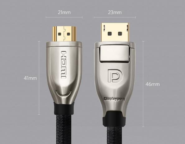 Cáp chuyển đổi Displayport 1.2 sang HDMI 2.0 Ugreen 40433 1.5M Màu đen, Hỗ trựo Full HD, Tốc độ 10,8 Mbps