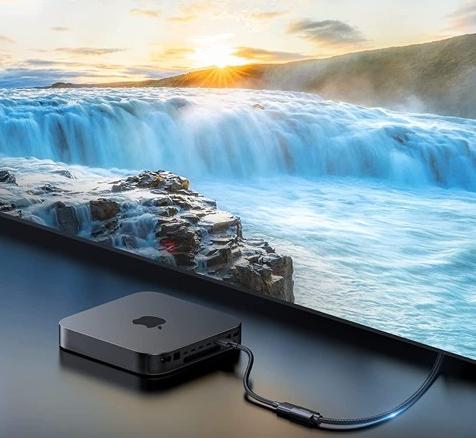 Cáp nối dài HDMI 2.1 âm dương dài Ugreen 40450 2M hỗ trợ 8K@60Hz, Hỗ trợ eARC, HEC, CEC, HDCP 2.2