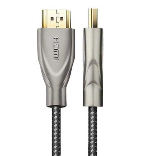 Cáp tín hiệu HDMI chuẩn 2.0 Ugreen 50108 2M, Dây bọc lưới đầu hợp kim cao cấp