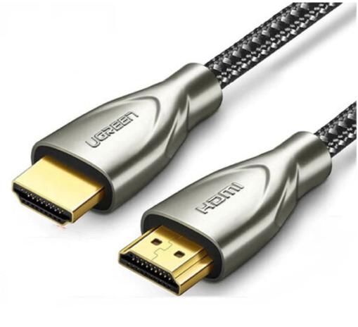 Cáp tín hiệu HDMI chuẩn 2.0 Ugreen 50108 2M, Dây bọc lưới đầu hợp kim cao cấp