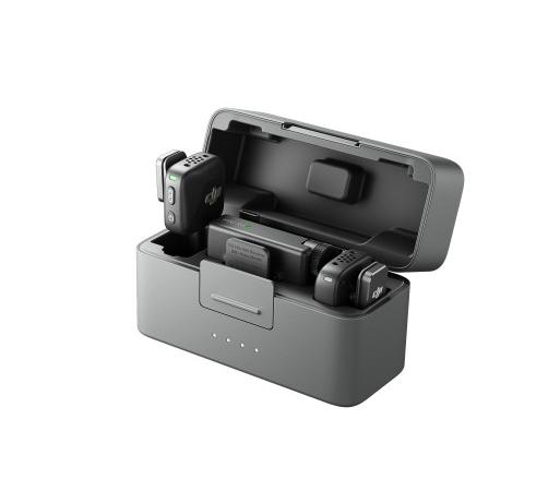 Micro không dây DJI Mic Mini (2 TX + 1 RX + Charging Case) Kết nối trực tiếp DJI OsmoAudio, Khử ồn, Pin 48 giờ có hộp đựng