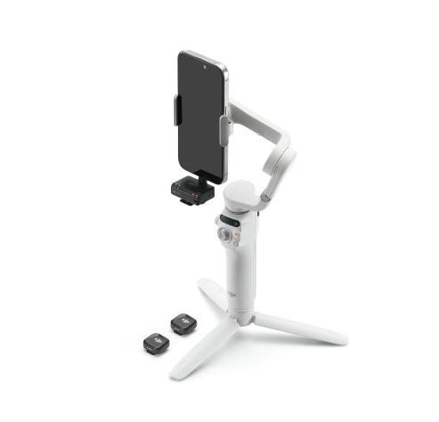 Micro không dây DJI Mic Mini (2 TX + 1 RX + Charging Case) Kết nối trực tiếp DJI OsmoAudio, Khử ồn, Pin 48 giờ có hộp đựng