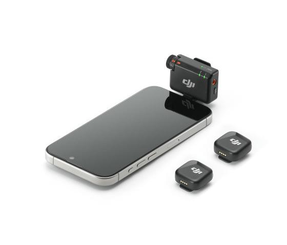 Micro không dây DJI Mic Mini (2 TX + 1 RX + Charging Case) Kết nối trực tiếp DJI OsmoAudio, Khử ồn, Pin 48 giờ có hộp đựng