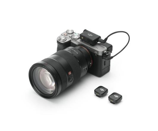 Micro không dây DJI Mic Mini (2 TX + 1 RX + Charging Case) Kết nối trực tiếp DJI OsmoAudio, Khử ồn, Pin 48 giờ có hộp đựng