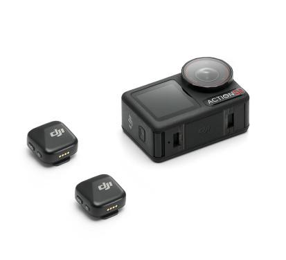 Micro không dây DJI Mic Mini (2 TX + 1 RX + Charging Case) Kết nối trực tiếp DJI OsmoAudio, Khử ồn, Pin 48 giờ có hộp đựng