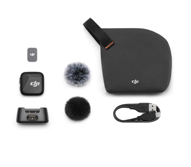 Bộ phát DJI Mic Mini Transmitter (Infinity Black) Micro cài áo không dây siêu nhẹ, Chống ồn, Thời gian sử dụng 48 tiếng 