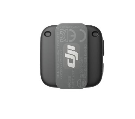 Bộ phát DJI Mic Mini Transmitter (Infinity Black) Micro cài áo không dây siêu nhẹ, Chống ồn, Thời gian sử dụng 48 tiếng 