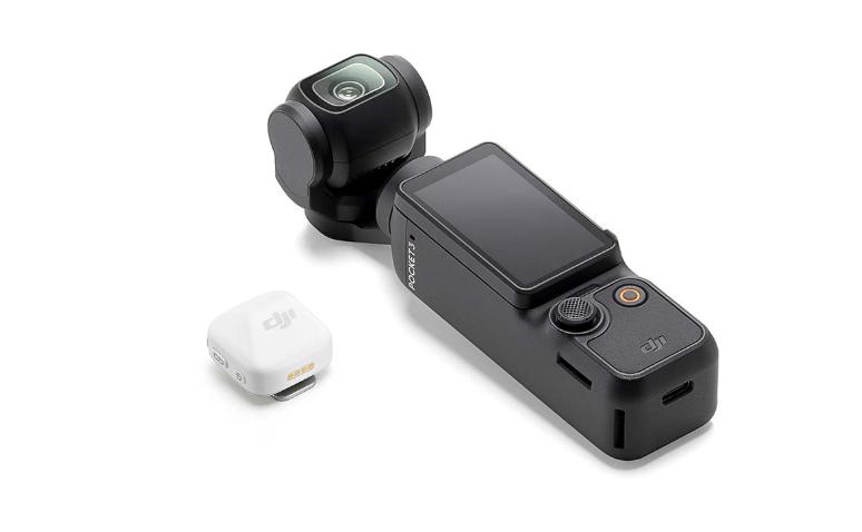 Mic không dây DJI Mic Transmitter (Arctic White) Kết nối Bluetooth 5.3, Truyền tối đa 400m, Sạc nhanh