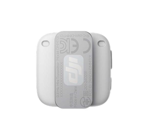 Mic không dây DJI Mic Transmitter (Arctic White) Kết nối Bluetooth 5.3, Truyền tối đa 400m, Sạc nhanh