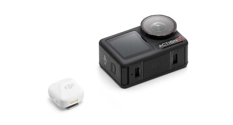 Mic không dây DJI Mic Transmitter (Arctic White) Kết nối Bluetooth 5.3, Truyền tối đa 400m, Sạc nhanh