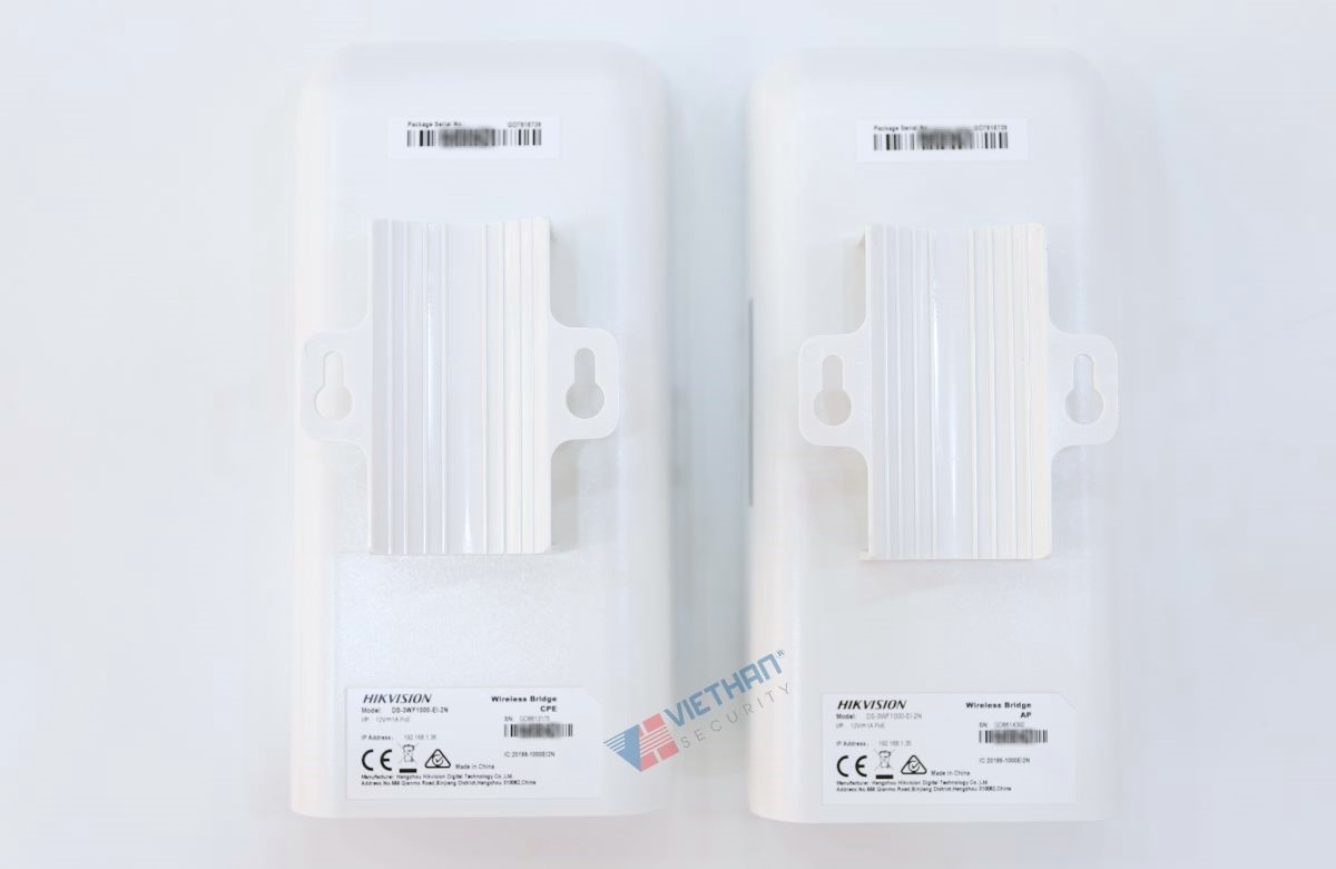 Bộ bắn sóng wifi 3km cho camera ngoài trời Hikvision DS-3WF3000-EI-5AC/P 5Ghz 867Mbps, Cắm và chạy