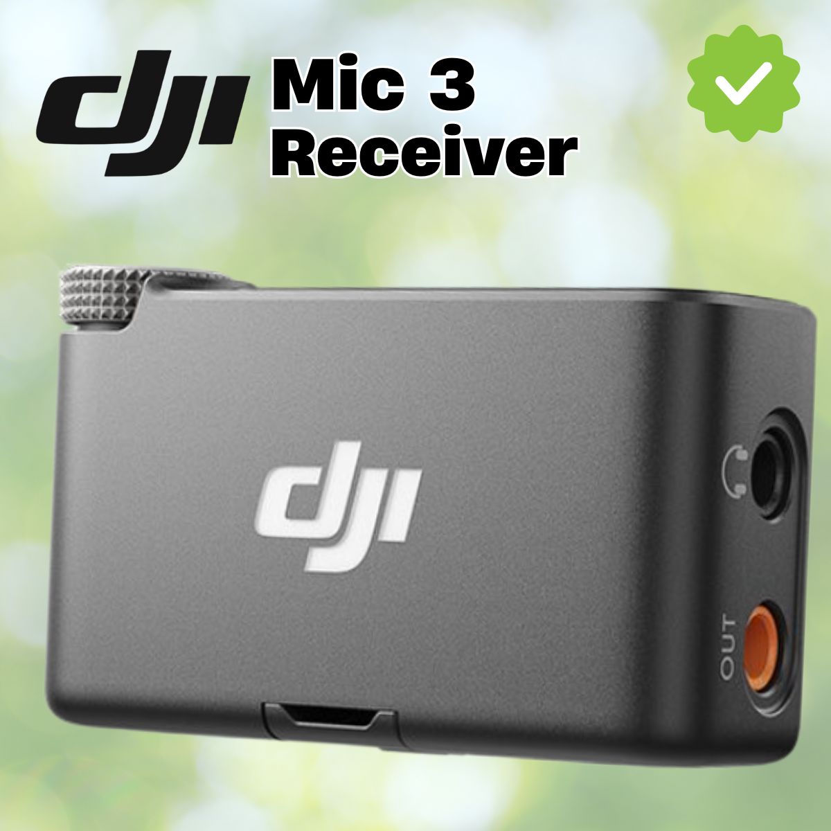 DJI Mic 3 Receiver kết nối tối đa 4 mic 3 transmitter
