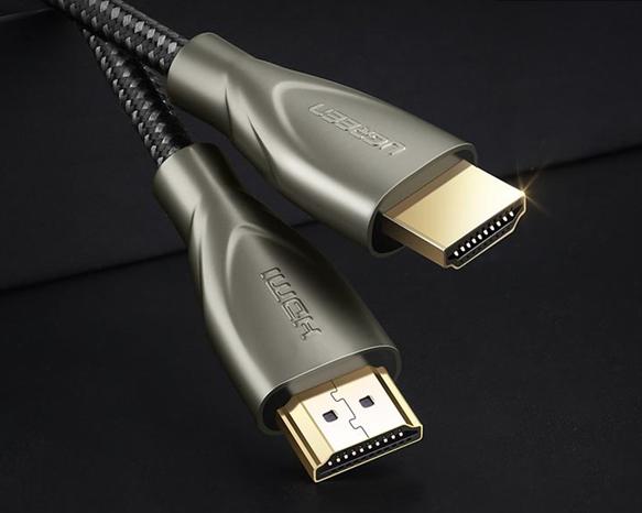 Cáp HDMI 2.0 Carbon 3m chuẩn 4K@60MHz Ugreen 50109 mạ vàng cao cấp