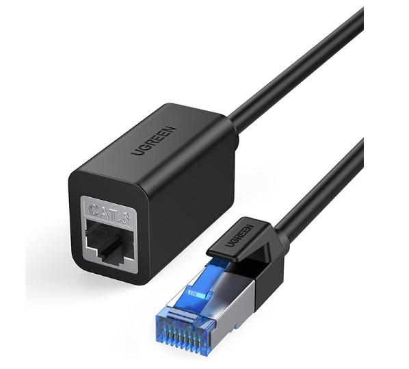 Cáp nối dài mạng LAN CAT 8 dài 1m Ugreen 50199 Hộ trợ 40Gbps/ 2000Mhz 