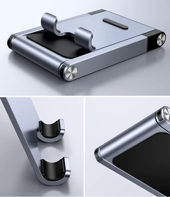 Giá đỡ điện thoại để bàn Ugreen 50324 Hợp kim nhôm cao cấp, Tăng giảm chiều cao