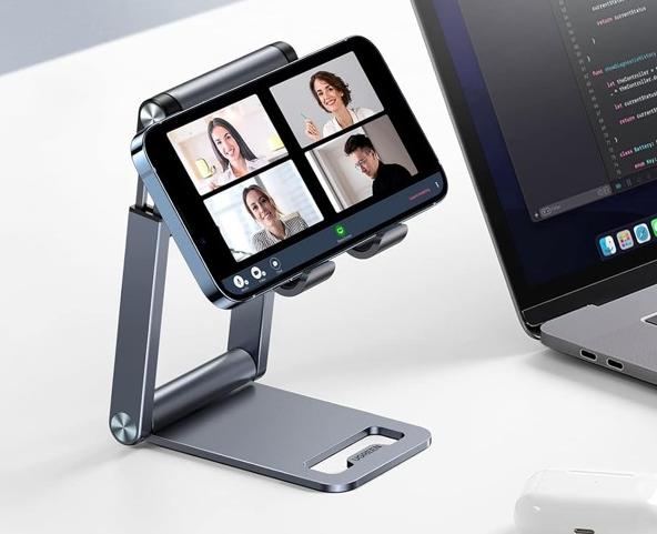 Giá đỡ điện thoại để bàn Ugreen 50324 Hợp kim nhôm cao cấp, Tăng giảm chiều cao