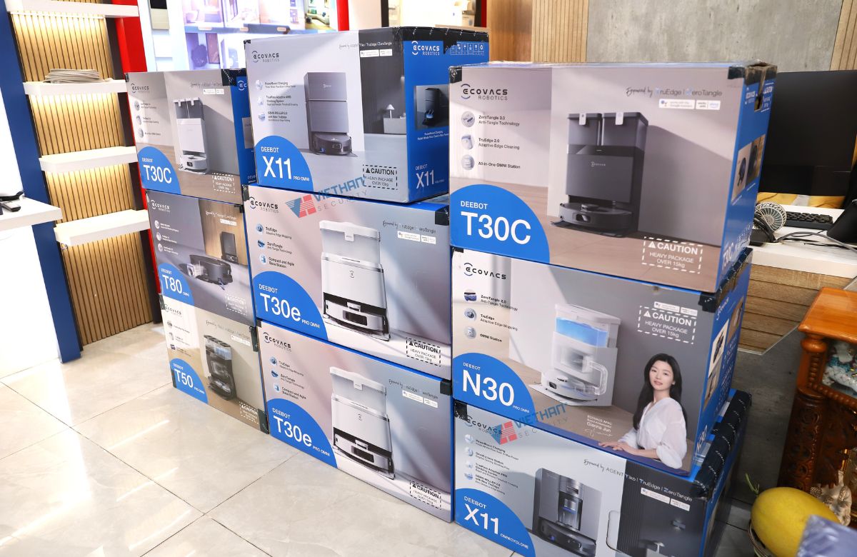 Robot hút bụi lau nhà Ecovacs T50 PRO OMNI Lực hút 15000Pa, Pin 5200mah