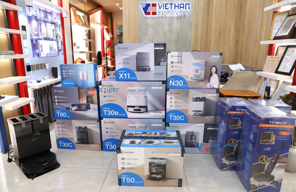 Robot hút bụi lau nhà Ecovacs T50 PRO OMNI Lực hút 15000Pa, Pin 5200mah