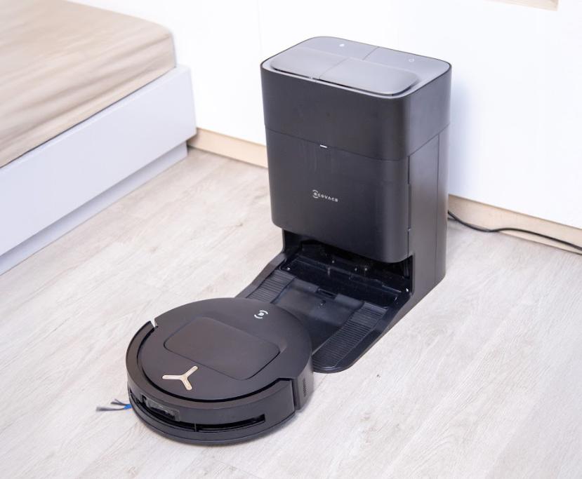 Robot lau nhà tự động Ecovacs Deebot T80 Omni Lực hút 18.000Pa, Chống rối tóc