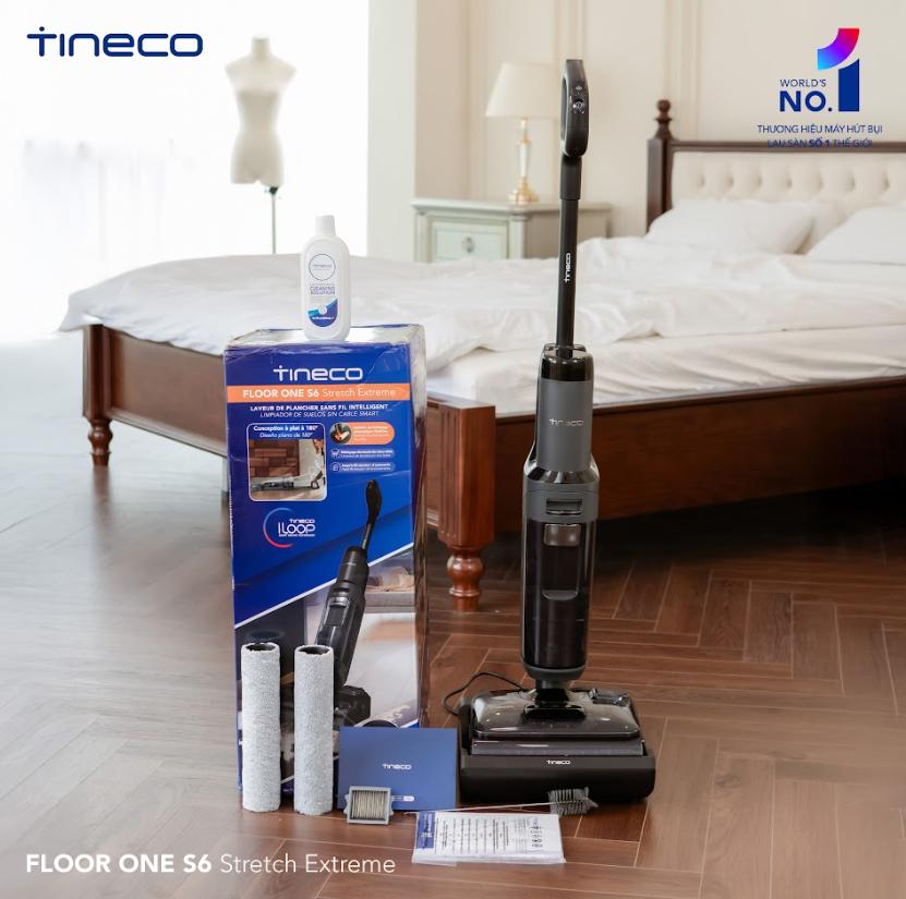Máy hút bụi lau nhà Tineco S6 Stretch Extreme Lực hút 20.000Pa, sạc nhanh
