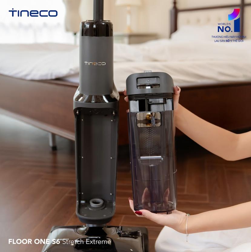 Máy hút bụi lau nhà Tineco S6 Stretch Extreme Lực hút 20.000Pa, sạc nhanh