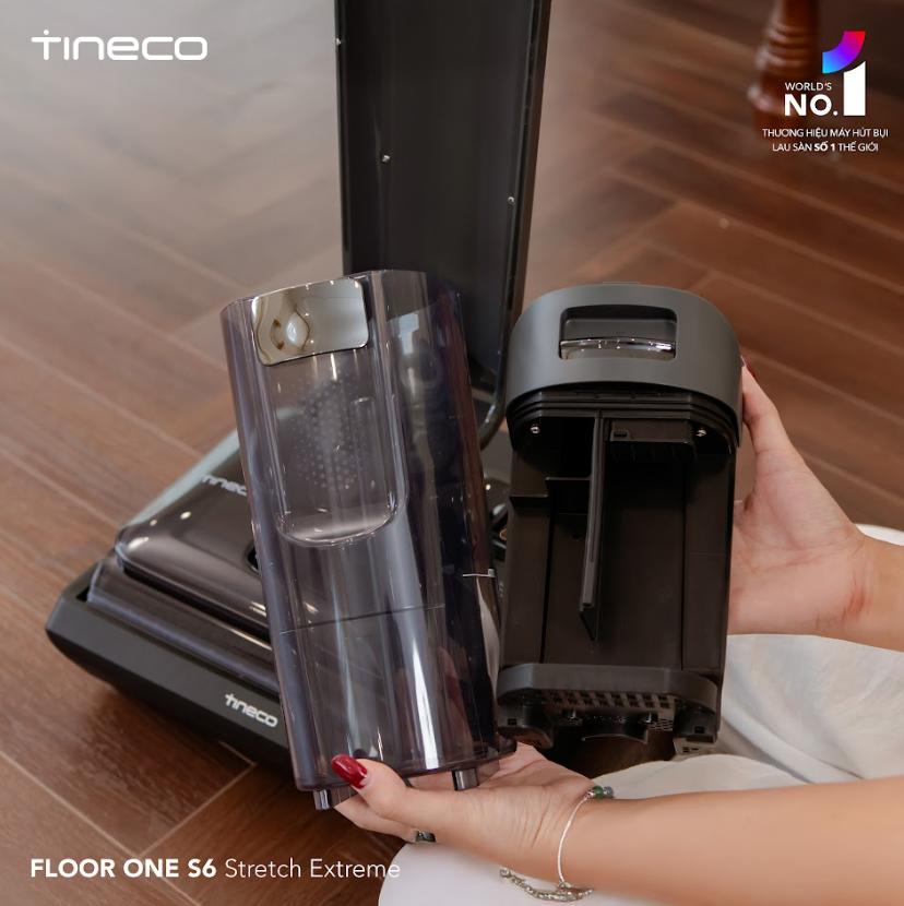Máy hút bụi lau nhà Tineco S6 Stretch Extreme Lực hút 20.000Pa, sạc nhanh