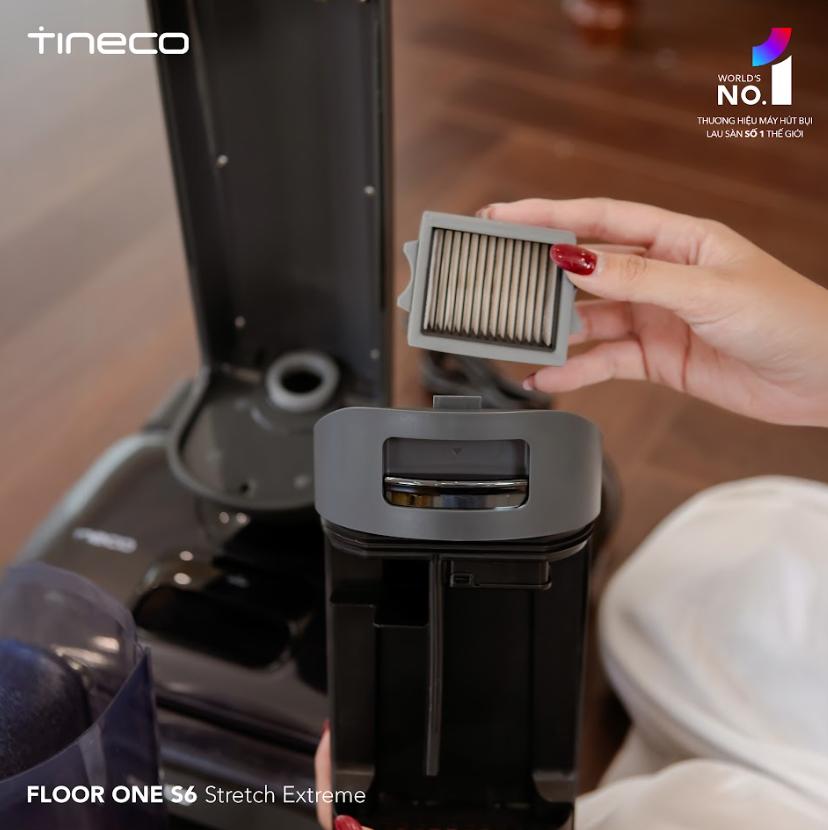 Máy hút bụi lau nhà Tineco S6 Stretch Extreme Lực hút 20.000Pa, sạc nhanh