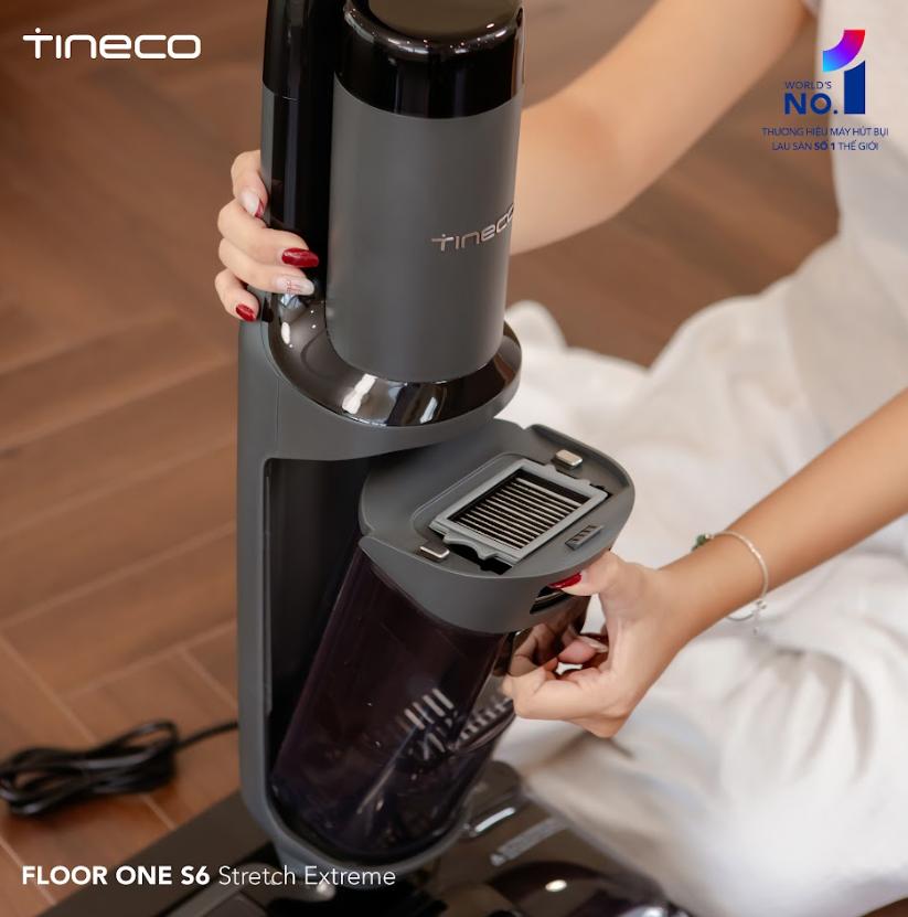 Máy hút bụi lau nhà Tineco S6 Stretch Extreme Lực hút 20.000Pa, sạc nhanh