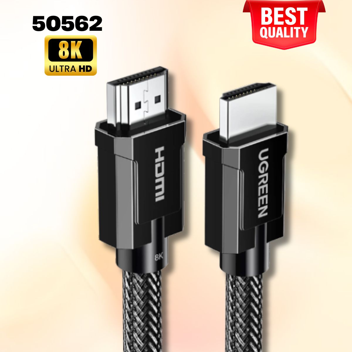 Cáp HDMI 2.1 Ugreen 50562 dài 5M độ phân giải 8K/60Hz 