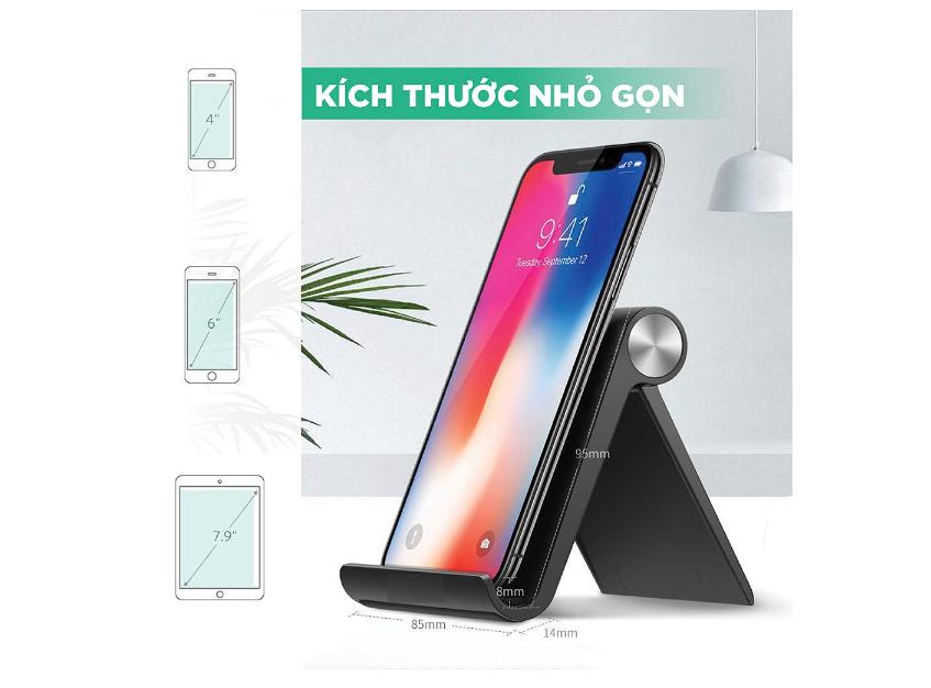 Giá đỡ Máy tính bảng Điện thoại Ugreen 50747 Màu Đen, Chống trầy
