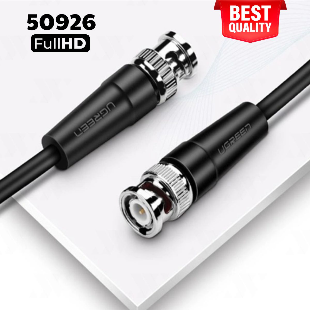 Cáp SDI Ugreen 50926 cho máy quay, camera, Dài 3m, Hỗ trợ độ phân giải Full HD